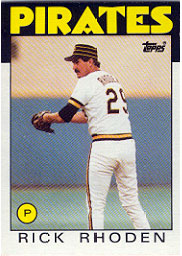 1986 Topps Baseball Cards      232     Rick Rhoden